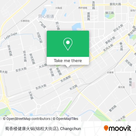 蜀香楼健康火锅(锦程大街店) map