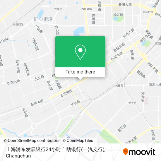上海浦东发展银行24小时自助银行(一汽支行) map