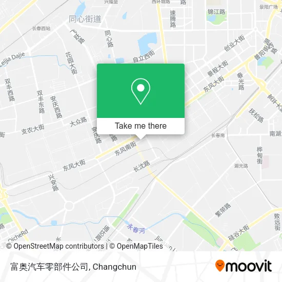 富奥汽车零部件公司 map
