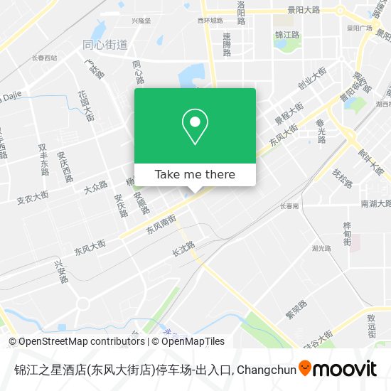 锦江之星酒店(东风大街店)停车场-出入口 map