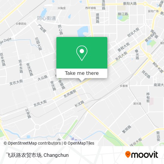 飞跃路农贸市场 map