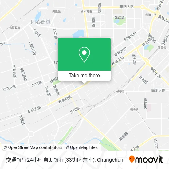 交通银行24小时自助银行(33街区东南) map