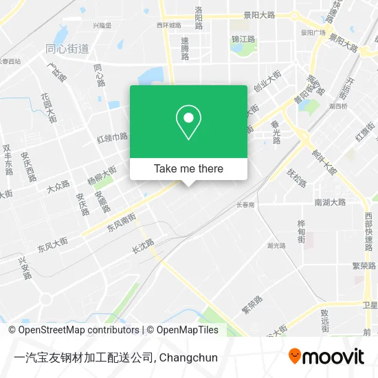一汽宝友钢材加工配送公司 map