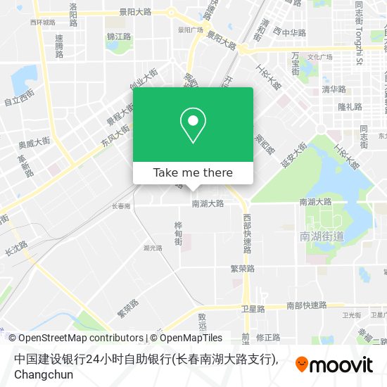 中国建设银行24小时自助银行(长春南湖大路支行) map