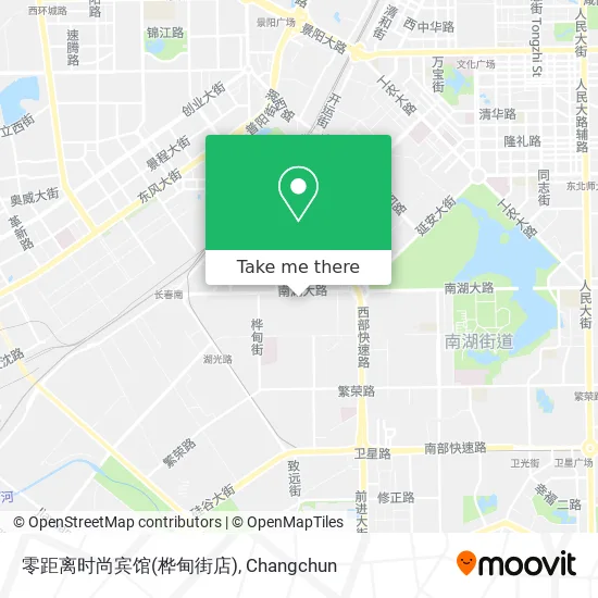 零距离时尚宾馆(桦甸街店) map