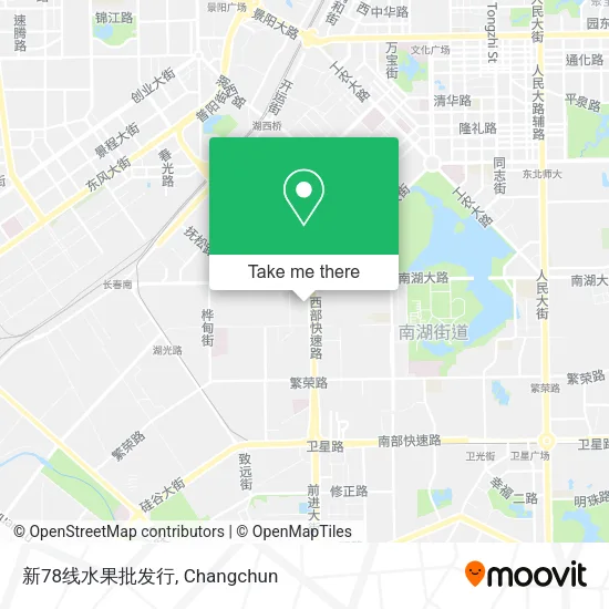 新78线水果批发行 map