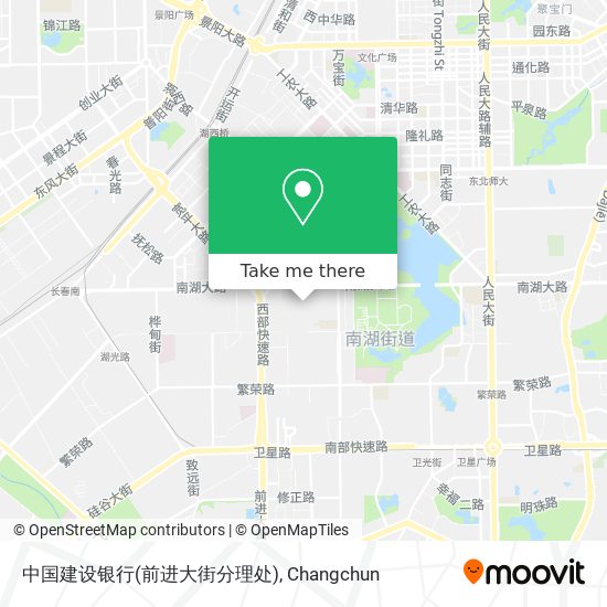 中国建设银行(前进大街分理处) map
