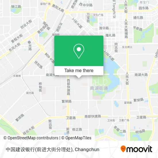 中国建设银行(前进大街分理处) map