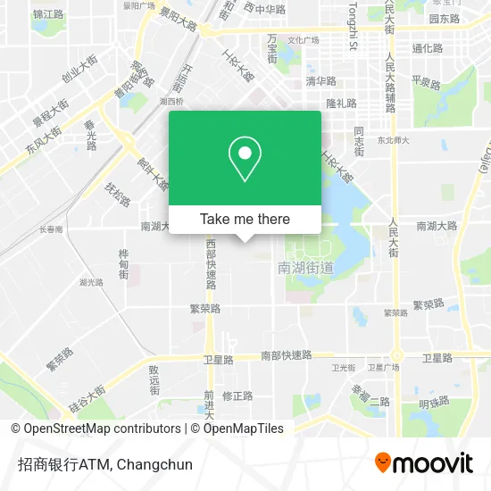 招商银行ATM map