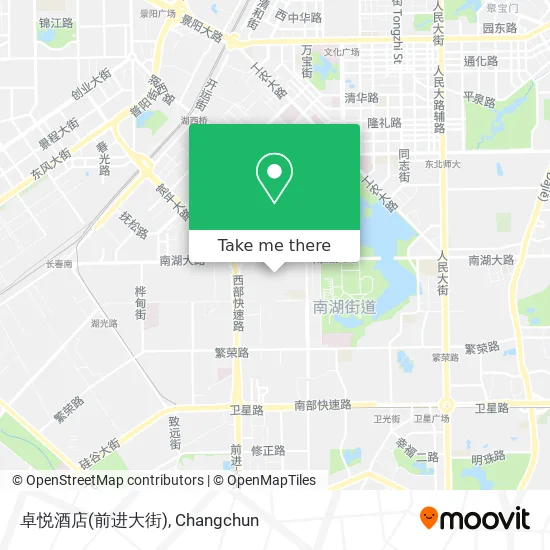 卓悦酒店(前进大街) map