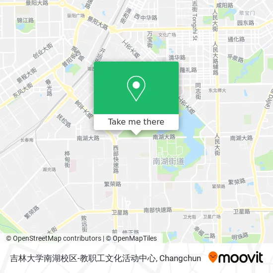 吉林大学南湖校区-教职工文化活动中心 map