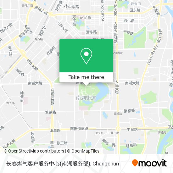 长春燃气客户服务中心(南湖服务部) map