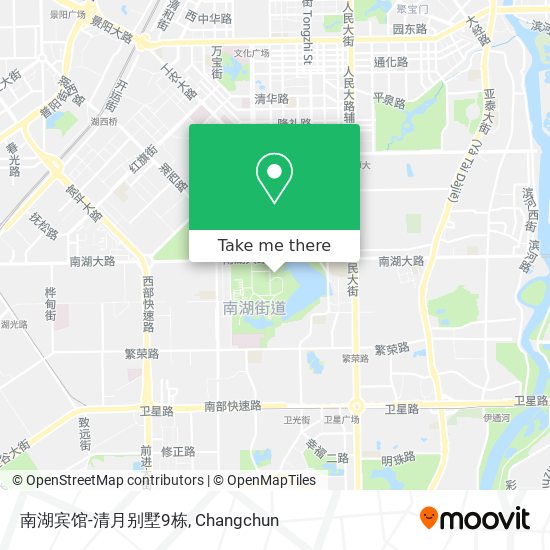 南湖宾馆-清月别墅9栋 map