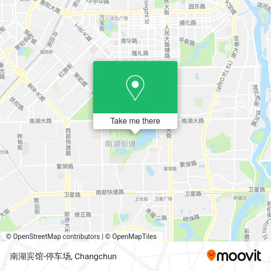 南湖宾馆-停车场 map