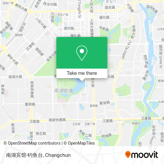 南湖宾馆-钓鱼台 map