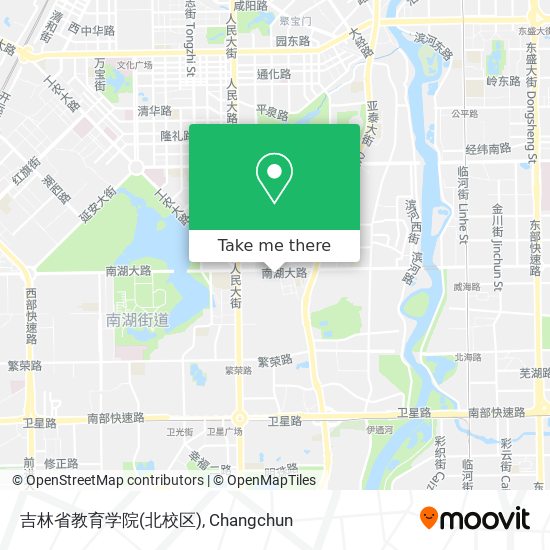 吉林省教育学院(北校区) map