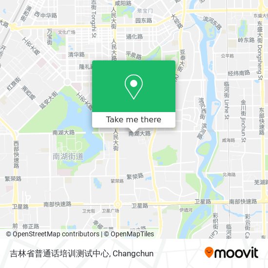 吉林省普通话培训测试中心 map