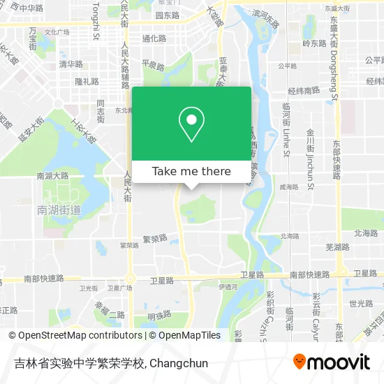 吉林省实验中学繁荣学校 map
