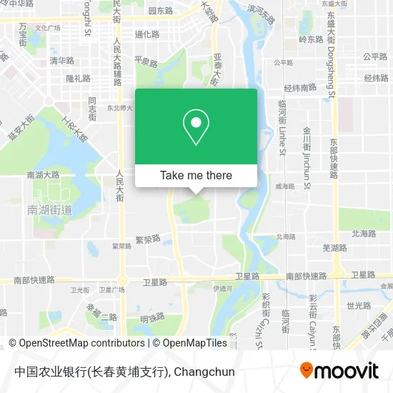 中国农业银行(长春黄埔支行) map