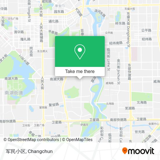 军民小区 map