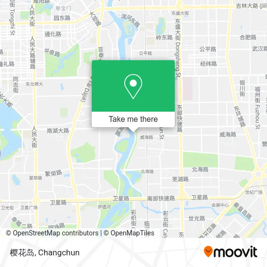 樱花岛 map