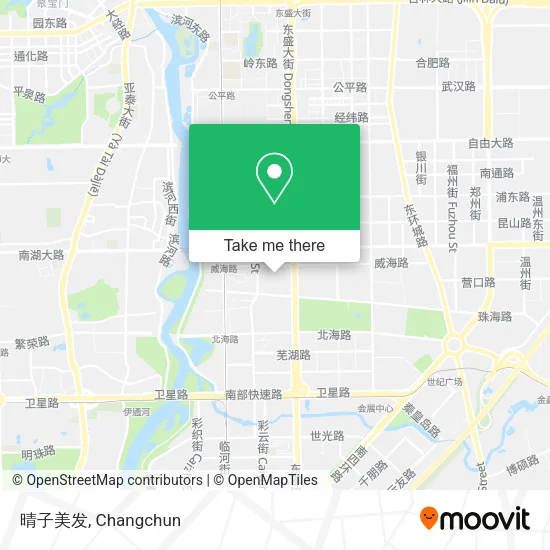 晴子美发 map
