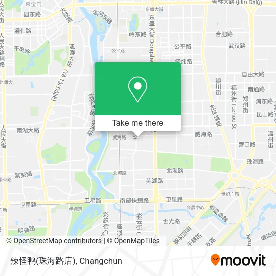 辣怪鸭(珠海路店) map