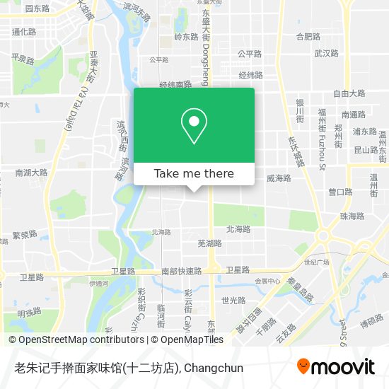 老朱记手擀面家味馆(十二坊店) map