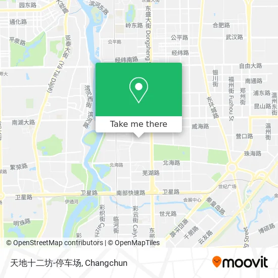 天地十二坊-停车场 map