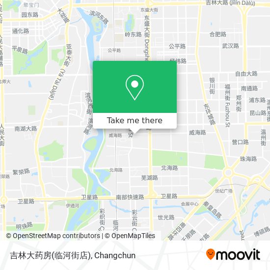 吉林大药房(临河街店) map