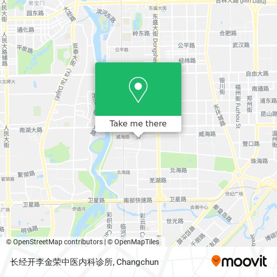 长经开李金荣中医内科诊所 map