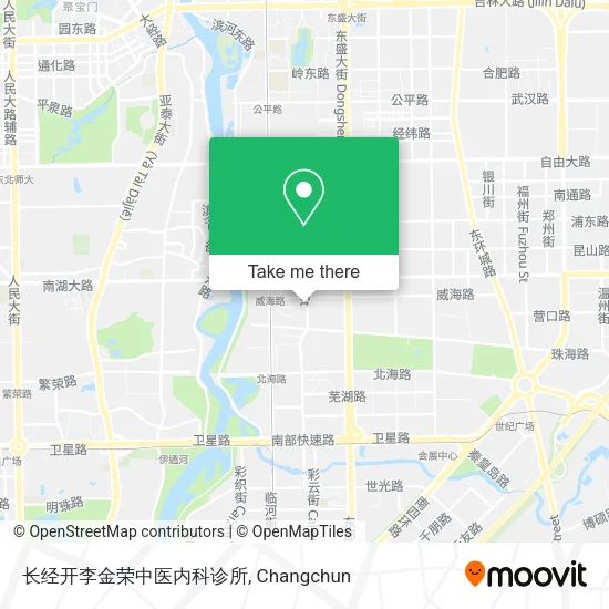 长经开李金荣中医内科诊所 map