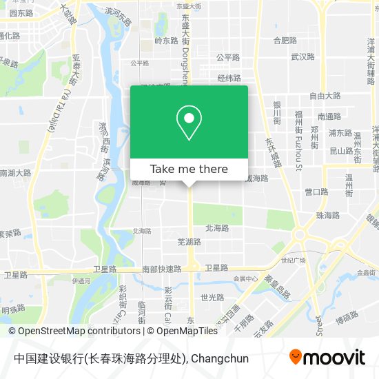 中国建设银行(长春珠海路分理处) map