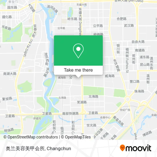 奥兰美容美甲会所 map