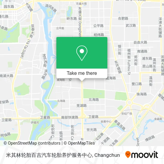 米其林轮胎百吉汽车轮胎养护服务中心 map