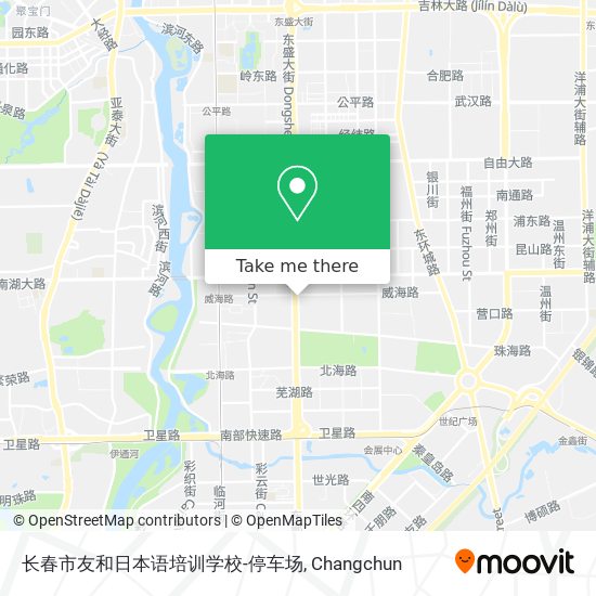 长春市友和日本语培训学校-停车场 map