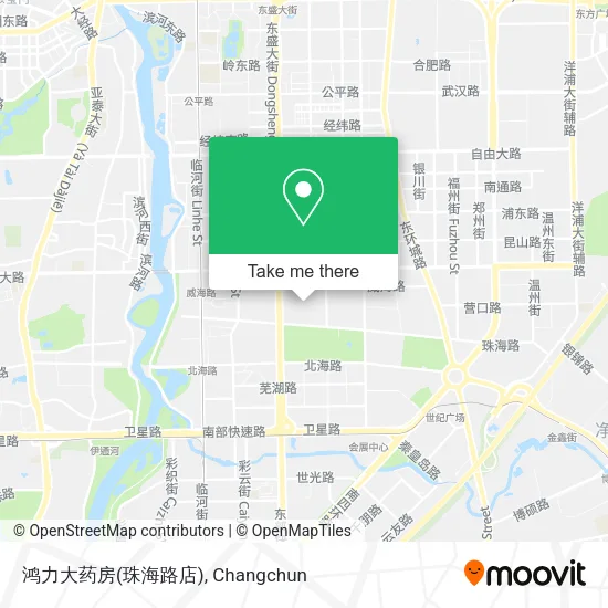 鸿力大药房(珠海路店) map