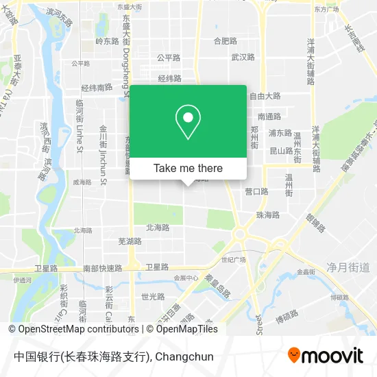 中国银行(长春珠海路支行) map