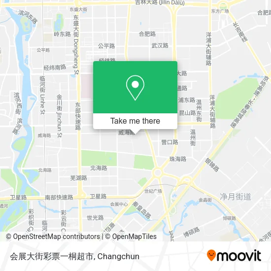 会展大街彩票一桐超市 map