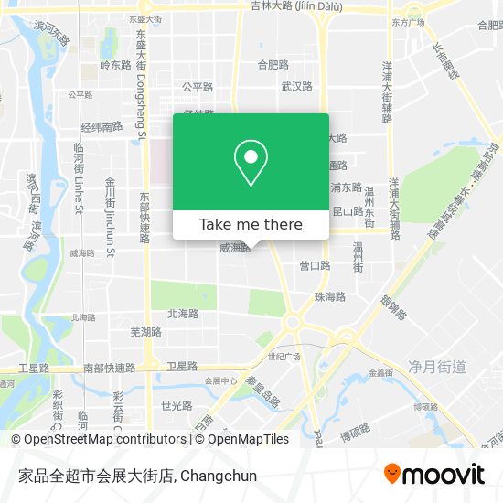 家品全超市会展大街店 map