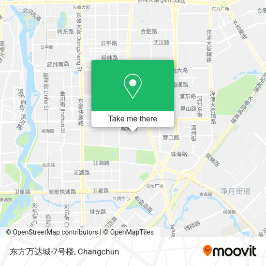 东方万达城-7号楼 map