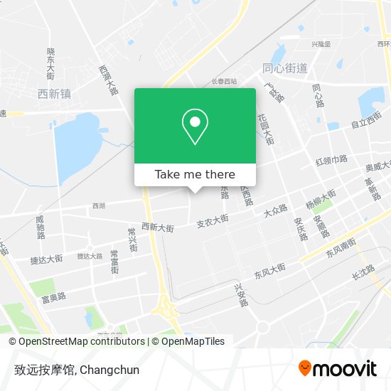 致远按摩馆 map