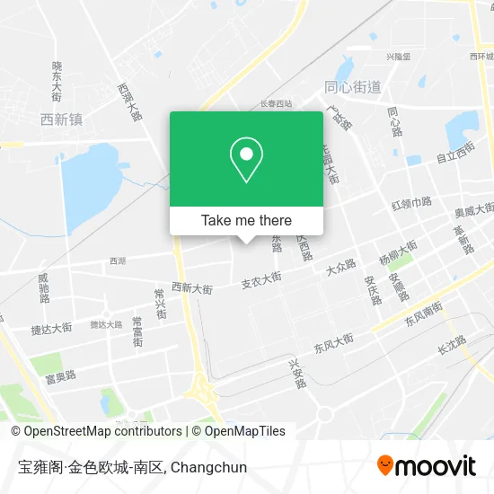 宝雍阁·金色欧城-南区 map