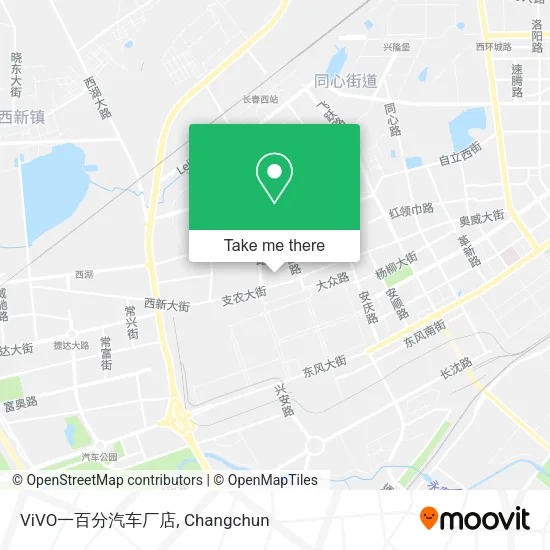 ViVO一百分汽车厂店 map