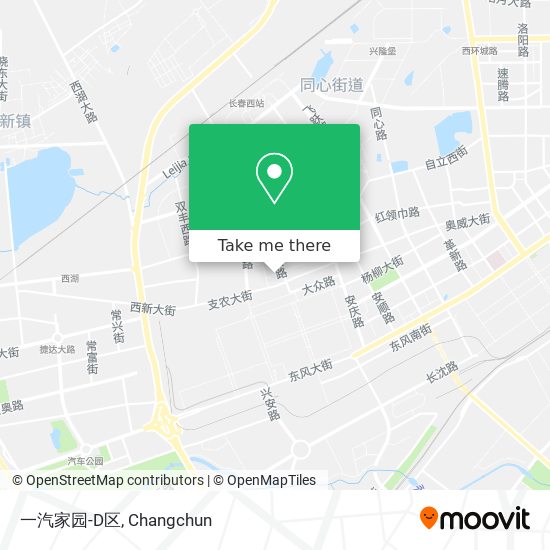 一汽家园-D区 map