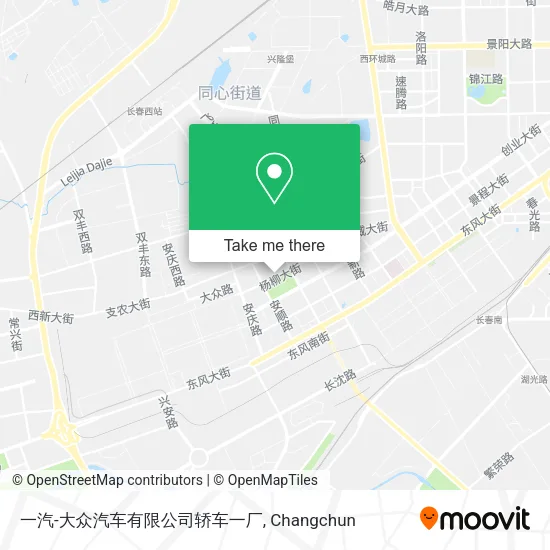 一汽-大众汽车有限公司轿车一厂 map