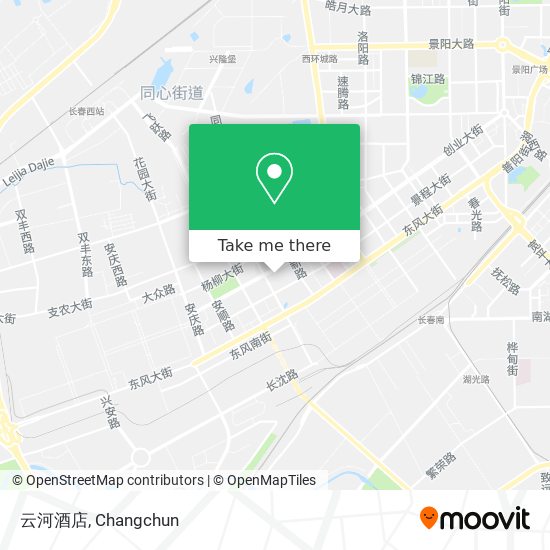 云河酒店 map