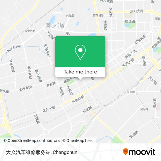 大众汽车维修服务站 map