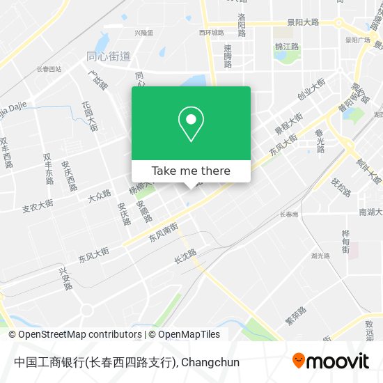中国工商银行(长春西四路支行) map