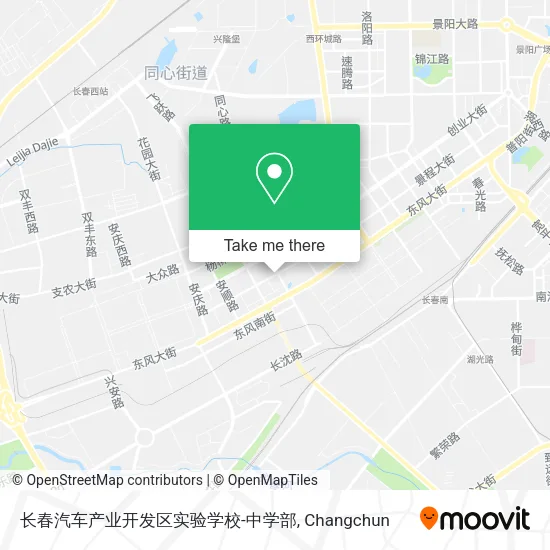 长春汽车产业开发区实验学校-中学部 map